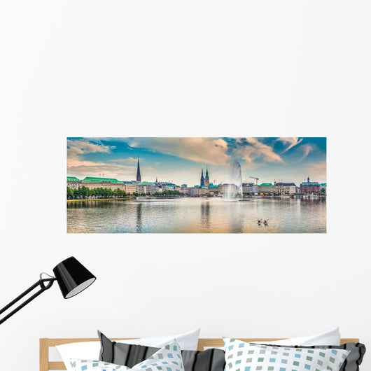 Binnenalster Inner Alster Lake Wall Decal