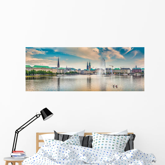 Binnenalster Inner Alster Lake Wall Decal