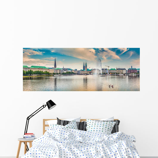 Binnenalster Inner Alster Lake Wall Decal