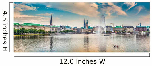 Binnenalster Inner Alster Lake Wall Decal
