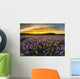 Texas Bluebonnet Field Sunset Wall Decal