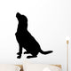 Vector Silhouette Dog Wall Decal