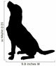 Vector Silhouette Dog Wall Decal