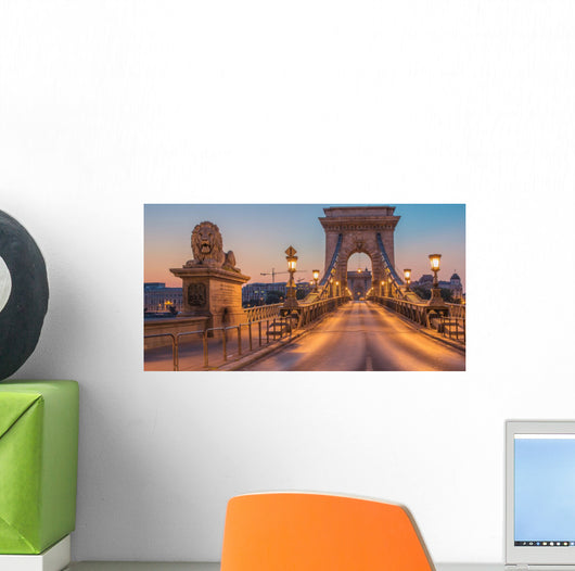 Szechenyi Chain Bridge Budapest Wall Decal