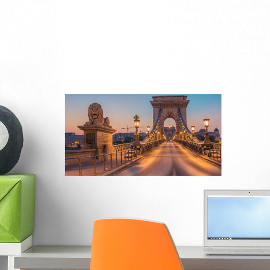 Szechenyi Chain Bridge Budapest Wall Decal