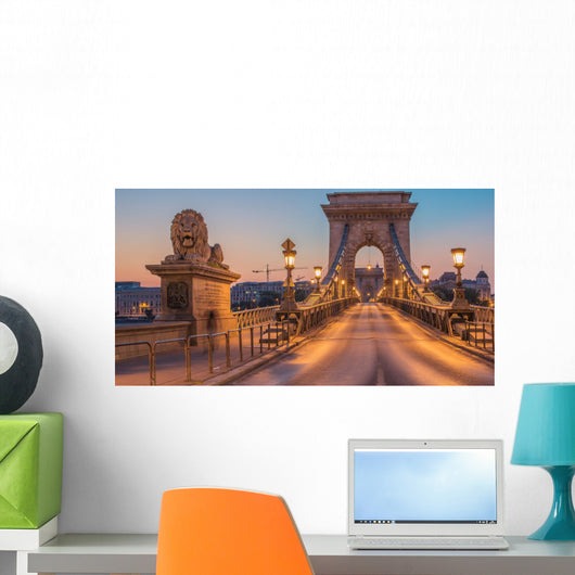 Szechenyi Chain Bridge Budapest Wall Decal