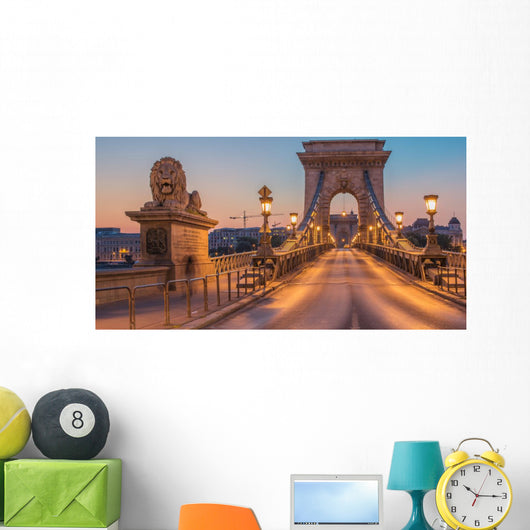 Szechenyi Chain Bridge Budapest Wall Decal