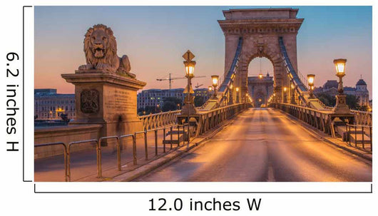 Szechenyi Chain Bridge Budapest Wall Decal