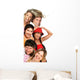 Young Happy People Smiling Wall Decal