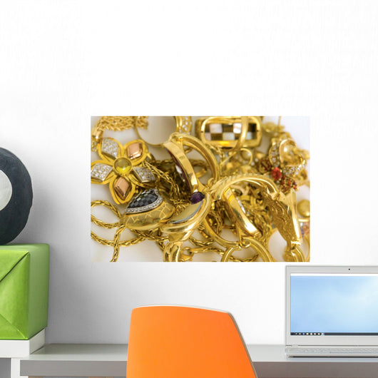 Gold Wall Decal
