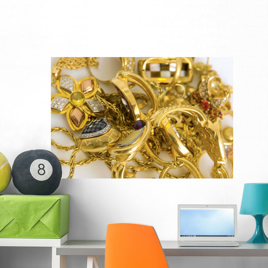 Gold Wall Decal
