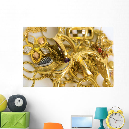 Gold Wall Decal