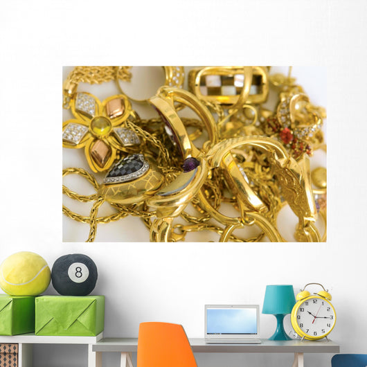 Gold Wall Decal