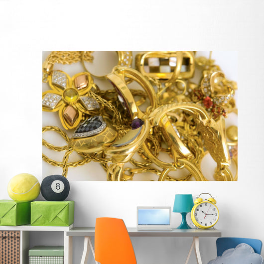 Gold Wall Decal