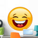 Laughing with Closed Eyes Wall Decal