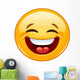 Laughing with Closed Eyes Wall Decal
