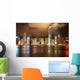 Hong Kong Skyline Lights at Night Wall Decal