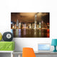 Hong Kong Skyline Lights at Night Wall Decal