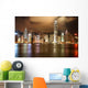 Hong Kong Skyline Lights at Night Wall Decal