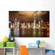 Hong Kong Skyline Lights at Night Wall Decal