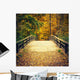 Bridge Autumn Forest Wall Decal