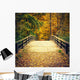 Bridge Autumn Forest Wall Decal