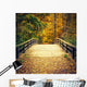 Bridge Autumn Forest Wall Decal