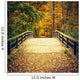 Bridge Autumn Forest Wall Decal