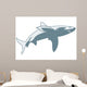 Shark Illustration Wall Decal