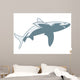 Shark Illustration Wall Decal