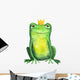 Frog Crown Watercolor Wall Decal