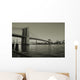 Brooklyn Bridge Black Wall Decal