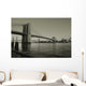 Brooklyn Bridge Black Wall Decal