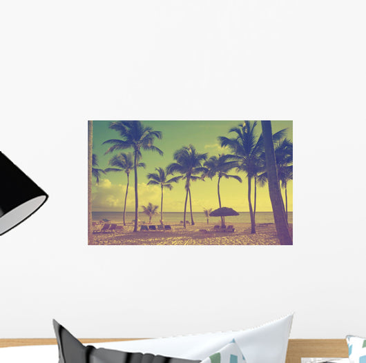 Art Beautiful Retro Seaside Wall Decal