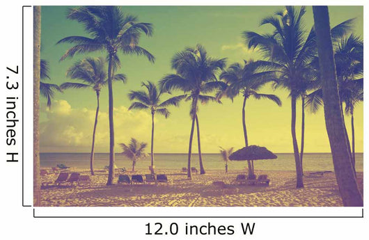 Art Beautiful Retro Seaside Wall Decal