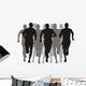 Abstract Vector Illustration Marathon Wall Decal
