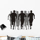 Abstract Vector Illustration Marathon Wall Decal