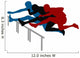 Abstract Vector Illustration Hurdle Wall Decal