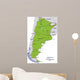 Map Argentina Wall Decal
