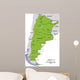 Map Argentina Wall Decal