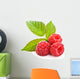 Bunch Red Raspberry White Wall Decal