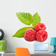 Bunch Red Raspberry White Wall Decal