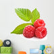 Bunch Red Raspberry White Wall Decal