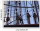 Rigging Cutty Sark Clipper Wall Decal