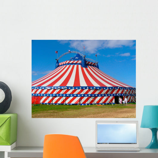Circus Big Top Tent Wall Decal