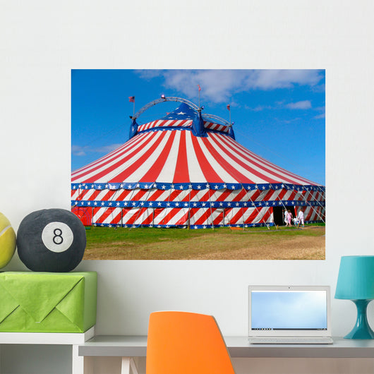 Circus Big Top Tent Wall Decal
