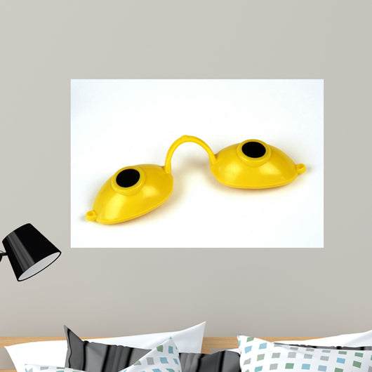 Tanning Goggles Wall Decal
