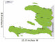 Haiti Map Wall Decal