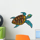 Stylized Turtle Wall Decal