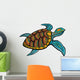 Stylized Turtle Wall Decal